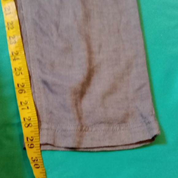 SOMETHING ELSE BY NATALIE WOOD, TAB FRONT BLUE PANTS, SIZE 4 - Picture 9 of 13